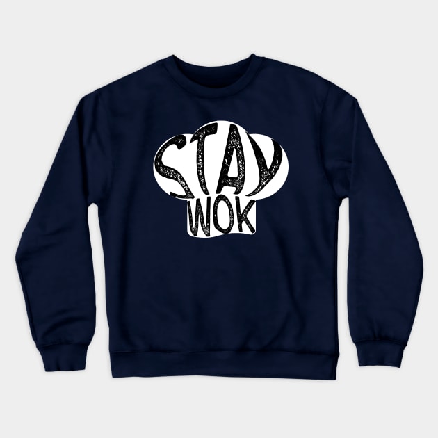 Wok Puns Crewneck Sweatshirt by Shirts That Bangs